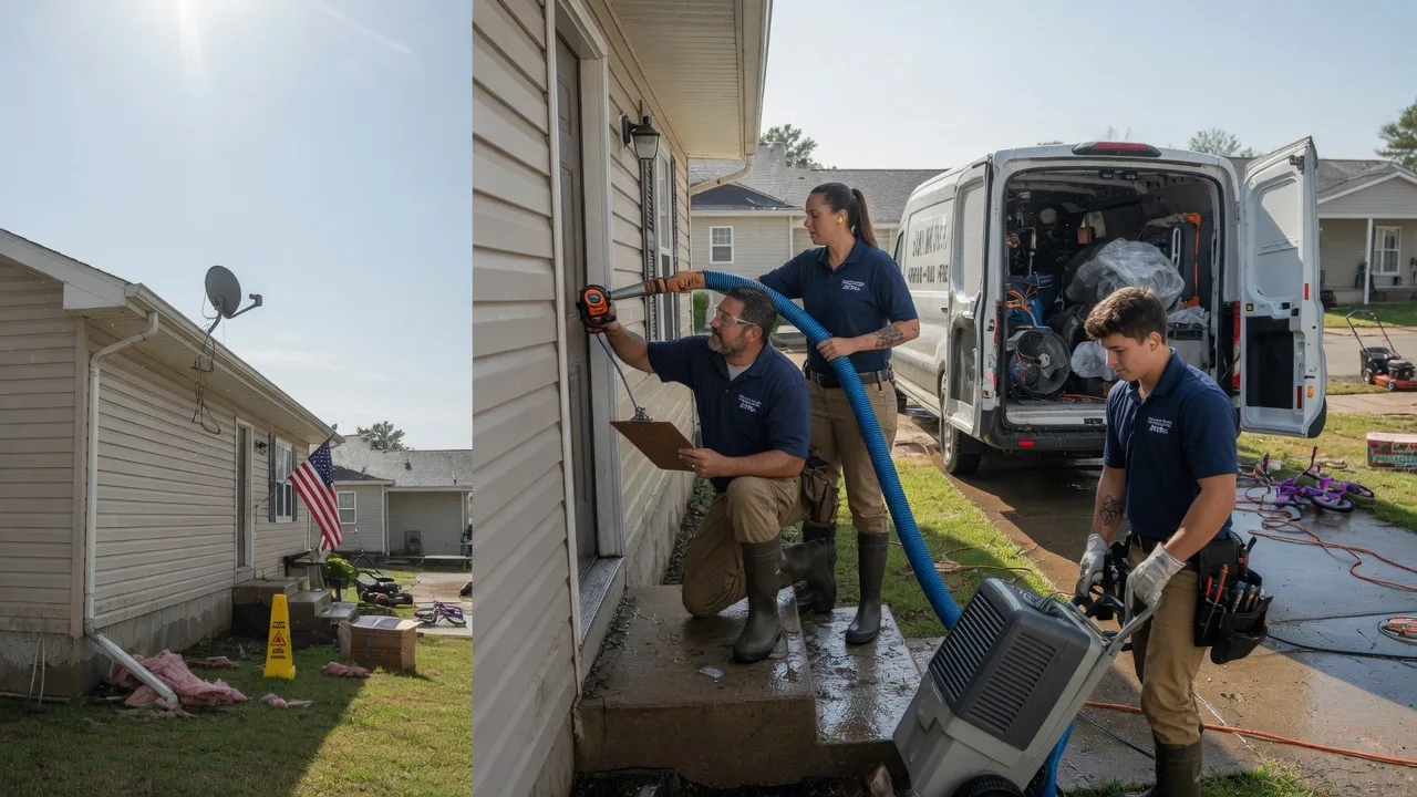 Ceiling Water Damage Restoration in Bordentown, NJ near me